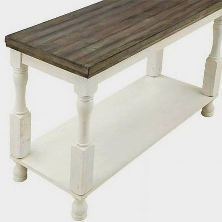 Calandra : Bàn Trang Trí, Bàn Console - Trắng + Xám 